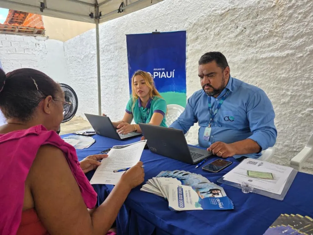 Águas do Piauí realiza mutirão para cadastro na Tarifa Social em Demerval Lobão